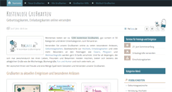 Desktop Screenshot of kostenlos-grusskarten.de