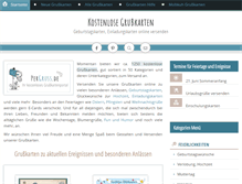 Tablet Screenshot of kostenlos-grusskarten.de